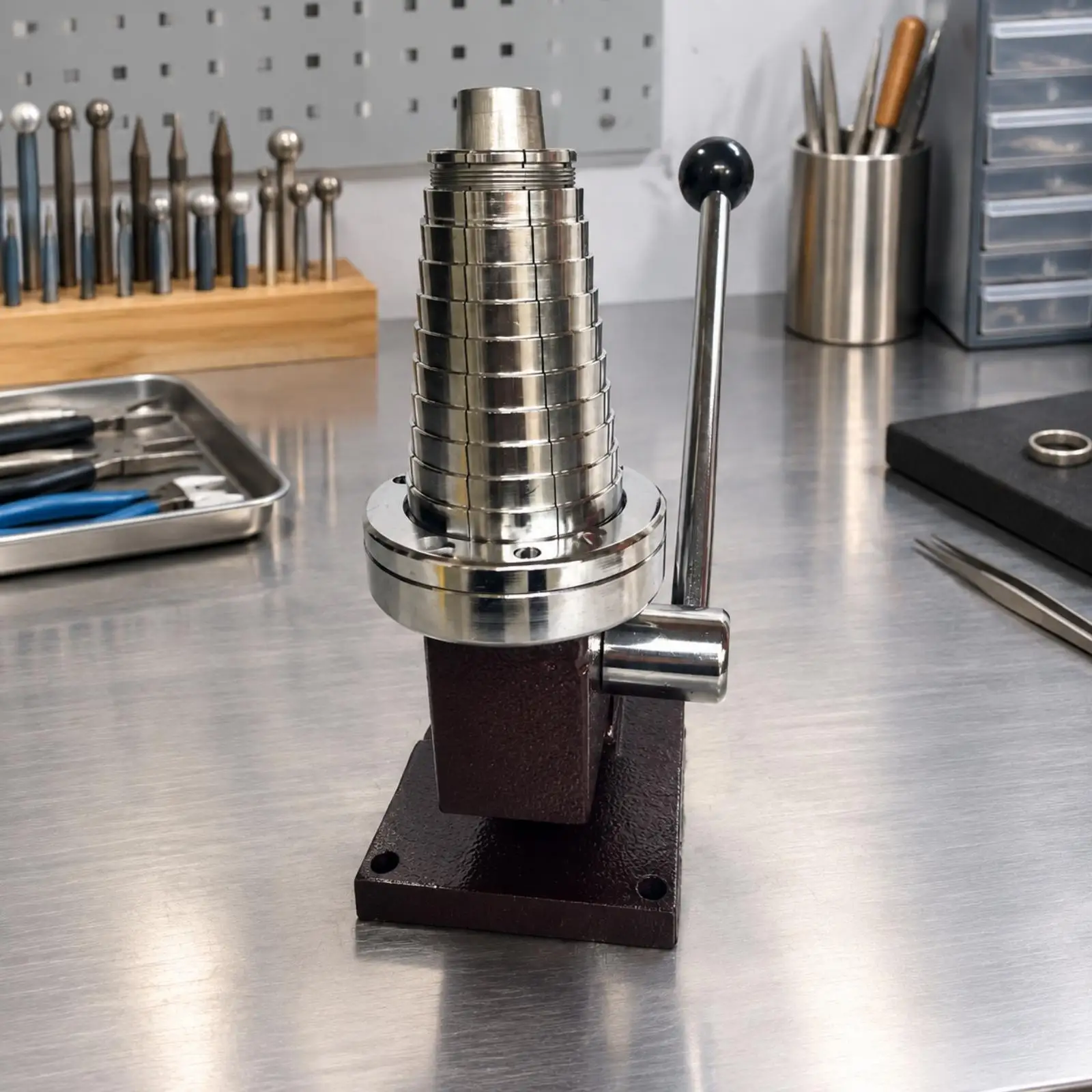 Jewelry Tool Polished Metal Construction for Workshop, Jewelers, Repair Shops view 5