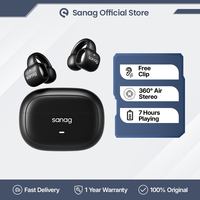 Sanag S3s Open Ear Bluetooth Earphones IPX4 Waterproof Wireless Headset 7 Hours Playback Headphones 360° Air Stereo Tws Earbuds