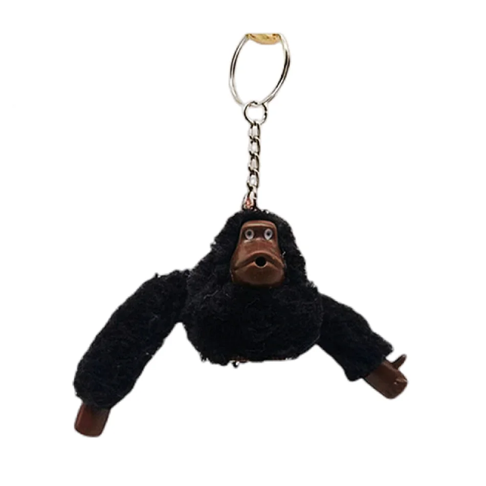 21Pcs Cute Girl Plush Orangutan Monkey Toy Keychain Men Women Bag Car Trinket Jewelry Wedding Party Doll Gifts 5CM