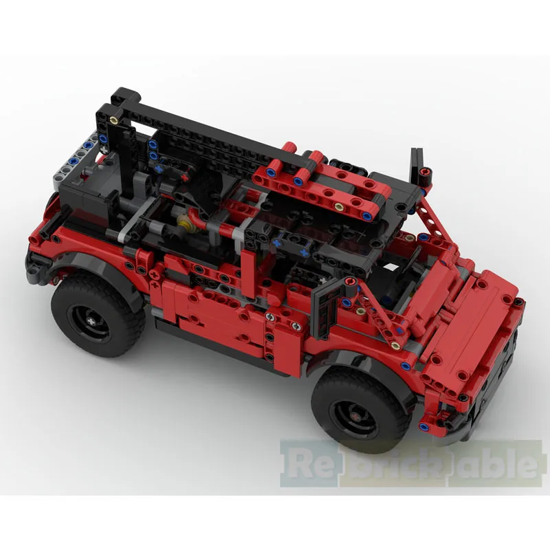

MOC-258249 City Traffic Rescue Service Tow Truck Building Block Model 763 Parts M Boys Children's Birthday Christmas Toy Gift
