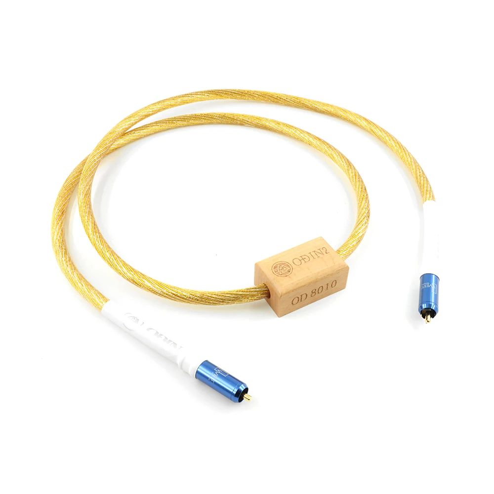 1 pcs Top quality brand new Hi-End Nordost ODIN 2 Gold Cable Audiophile 75 Ohm RCA Digital Coaxial Cable HiFi AES/EBU line