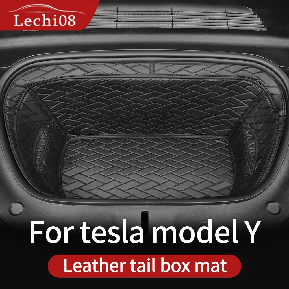 

Front rear Leather trunk For Tesla model Y trunk mat accessories 2020-2023 tesla y accessoires