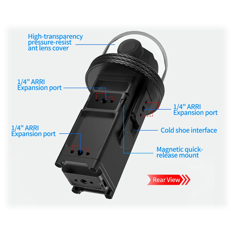 

Водонепроницаемый чехол для экшн-камеры DJI Osmo Pocket 3, защитный чехол для дайвинга, 80 м, аксессуары для подводного крепления