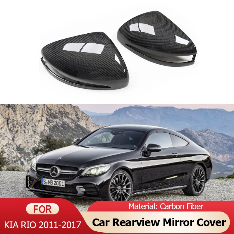 for Mercedes Benz C GLC S E Class W205 X253 W222 W213 W238 LHD Carbon Black Side Rearview Mirror Cover Caps Shell Accessories