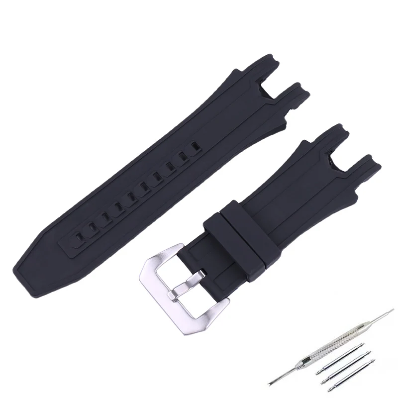 

26mmx34mm men's rubber watch strap accessories compatible for Invicta Pro Diver watchbands women silicone sport wristband buckle