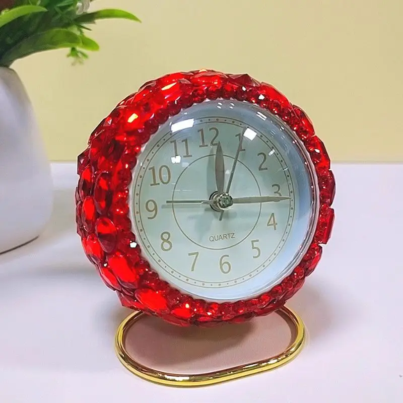 Modern Table Clocks Creative Living Room Desk Clock Bedroom Silent Desktop Watch with Light Interior Decoration Accessories