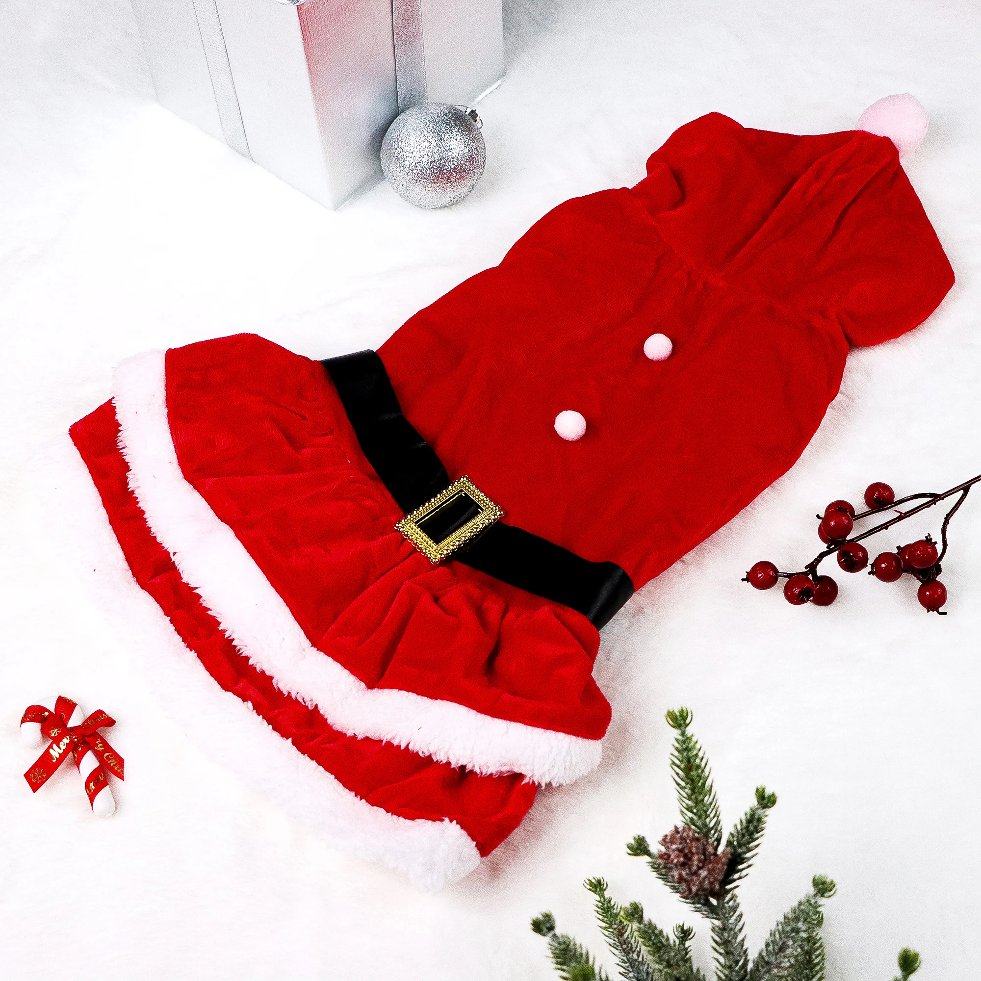 Weihnachten Hunde kleider für kleine Hunde Kleidung Blet Santa Cos Kostüm Welpen Hündchen Haustier weiche Kleidung weiche Kleidung Kleidung Weihnachten