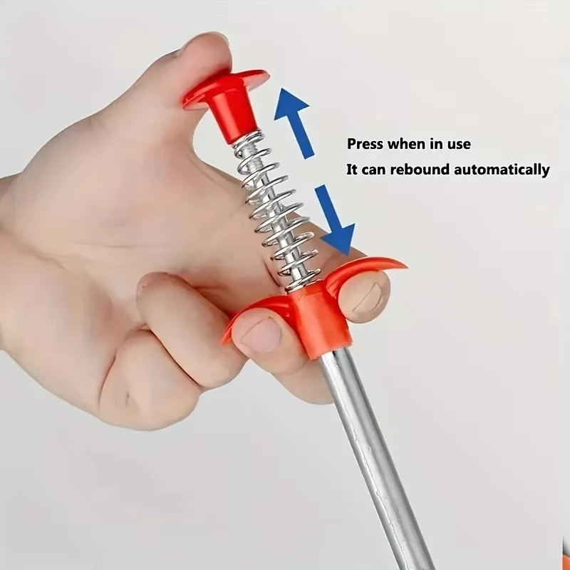 60/90/160cm Multifunctional Pipe Dredging Tool Drain Cleaner Sticks Kitchen Water Channel Sewage Hair Clean Pick Up Tube Tools