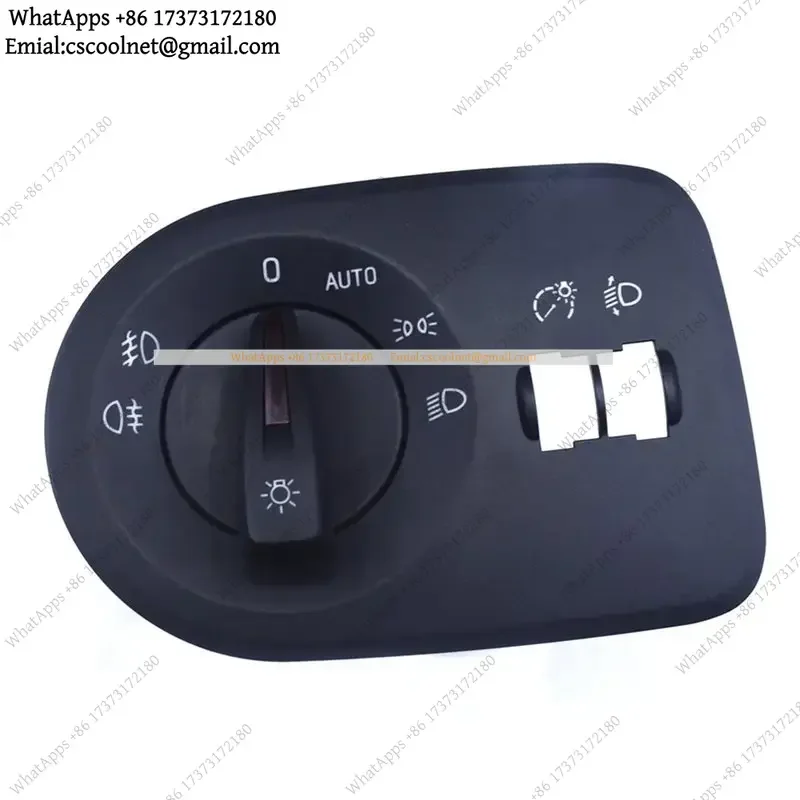 JS02 Car Headlight Switch Fog Light Master Control Button For Ibiza 2009-2015 6J1941531AR Auto Parts