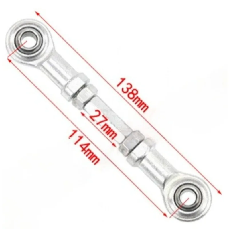 

Suitable for Modifying Beach Bikes, Go Karts, Four Wheelers, M8 Steering Rod, Fisheye Ball Head