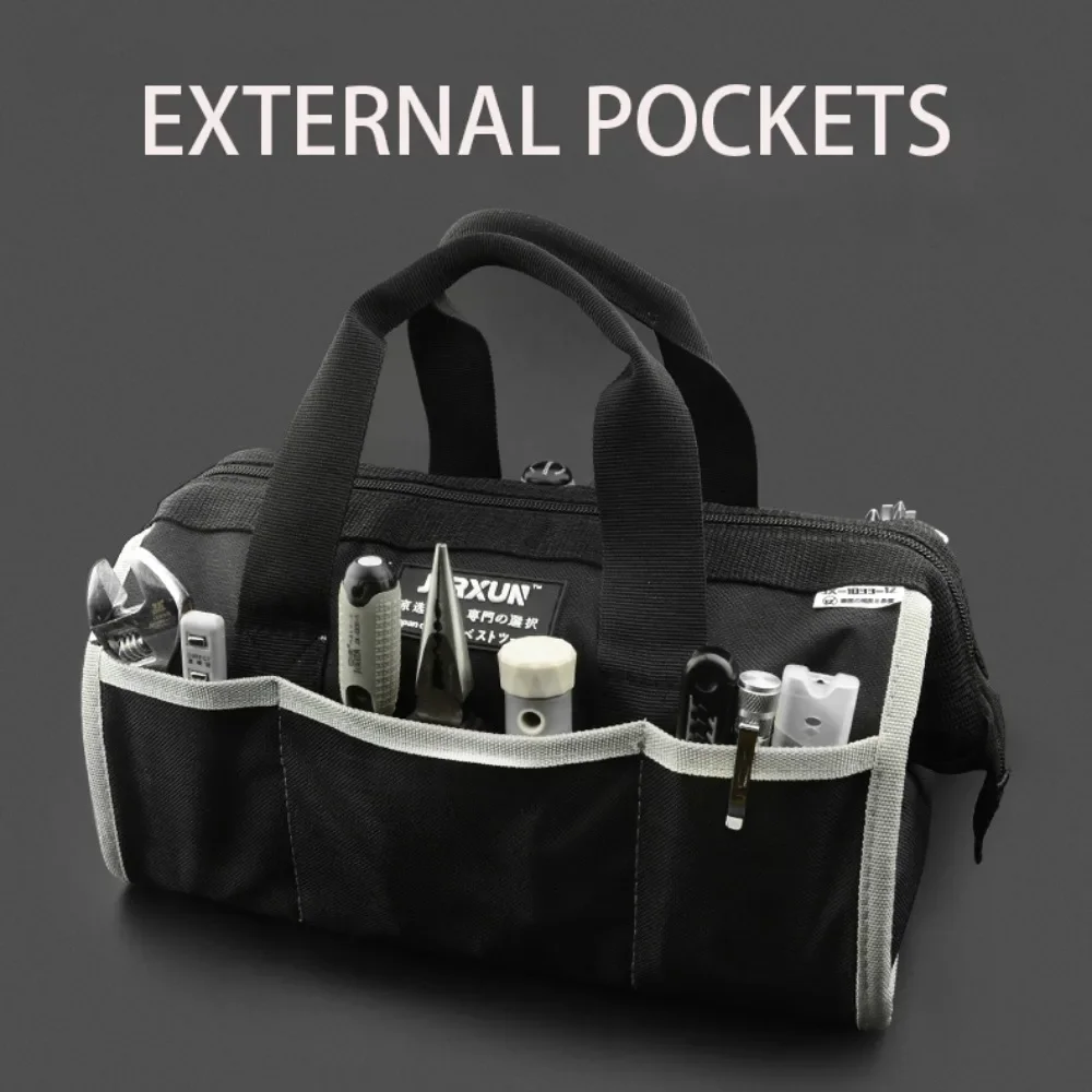 

Heavy Dust Thickened Tool Bag Pockets Canvas Shoulder Bag Electrician Multifunctional Repair Portable Tool Storage Organizer