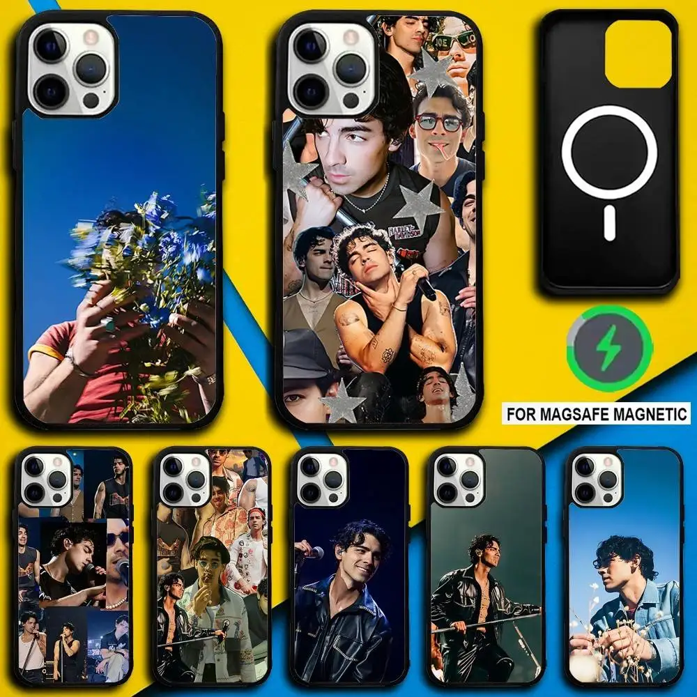 

Singer J-Joe Jonas Phone Case For iPhone 17,16,15,14,13,12,11,Pro,Max,Plus,Mini,SE4,E Magnetic Magsafe Wireless Charging