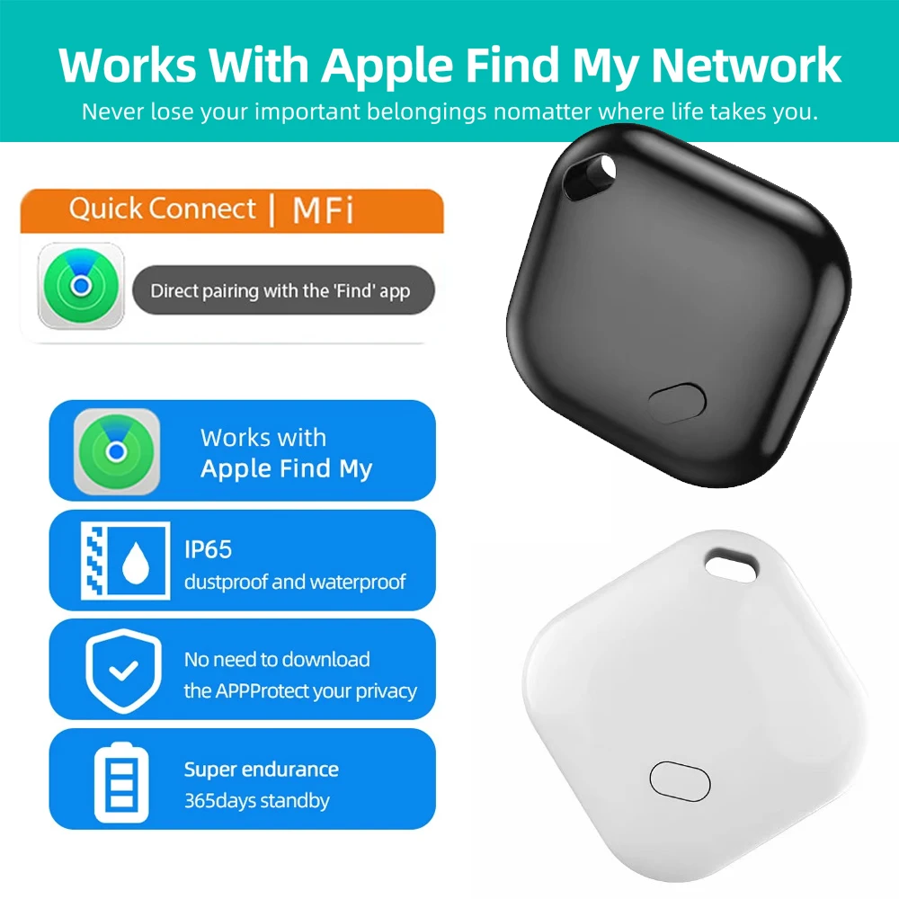 Mini Tracking Device For Apple Find My Key Smart iTag Child Finder Pet Car GPS Lost Tracker Smart Bluetooth Tracker IOS System