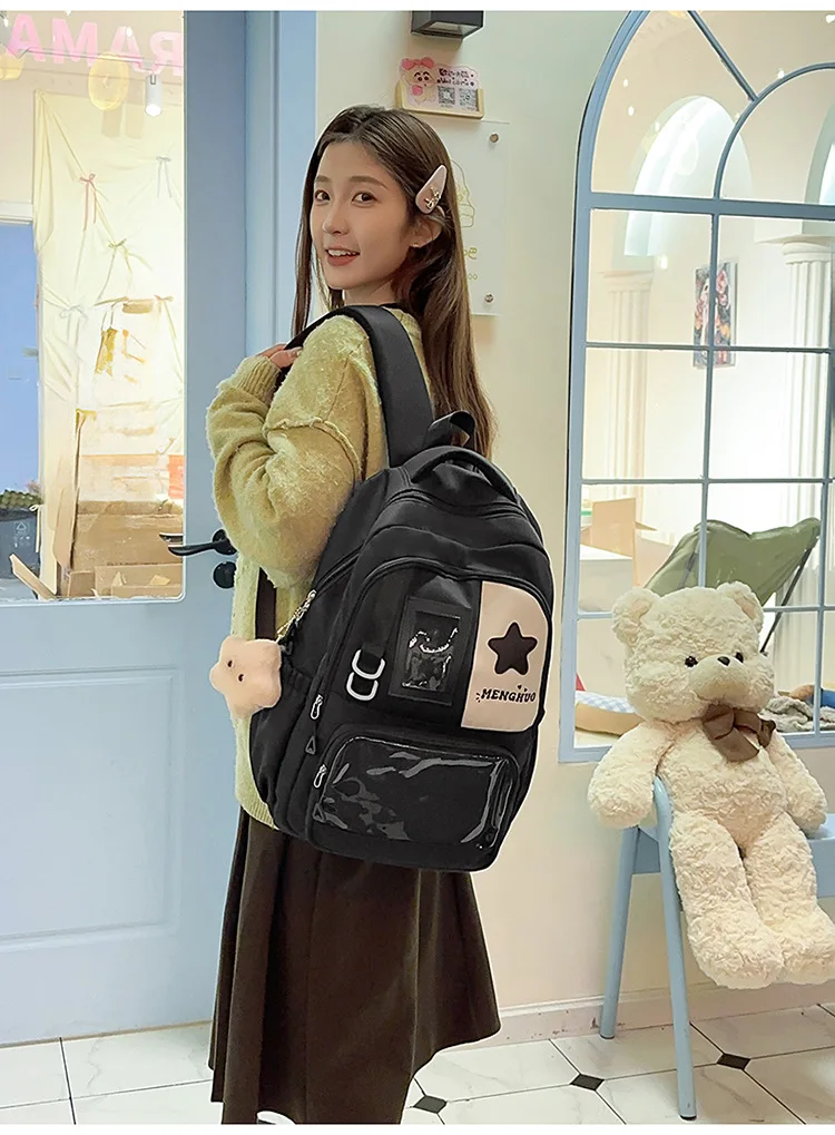 Kawaii Starry Preppy Harajuku Ita Backpack