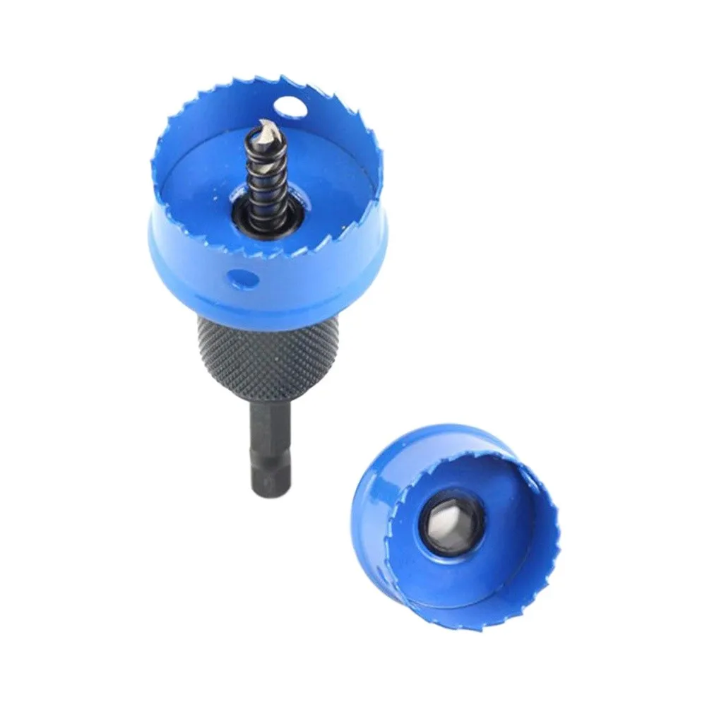 6PCS HSS Bi-For Metal Hole Opener Set for Wood Plastic Drywall Thin For Metal Cutting with Non-Binding Clean Edge Design