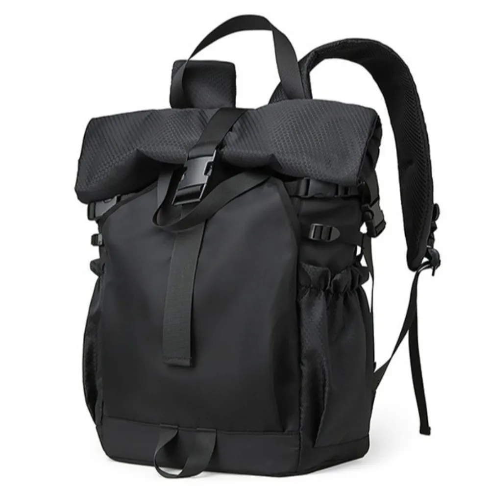 Waterproof Travel Backpack Folding Roll-Up Double Shoulder Mountaineering Backpack Computer Compatible Large Capacity Backpack