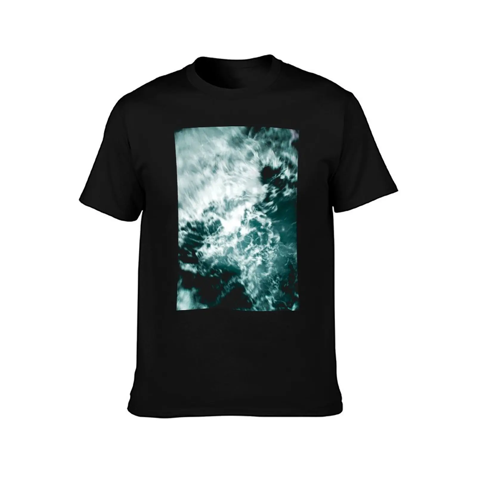 Turquoise Sea Waves T-Shirt t shirt man luxury T-Shirt