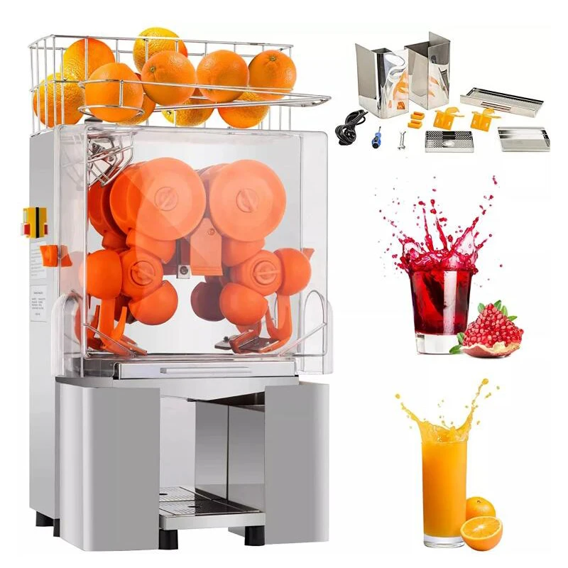 Commercial Orange Juicer Stainless steel Automatic juicer Machine Industrial Juice Maker Electric Orange Squeezer