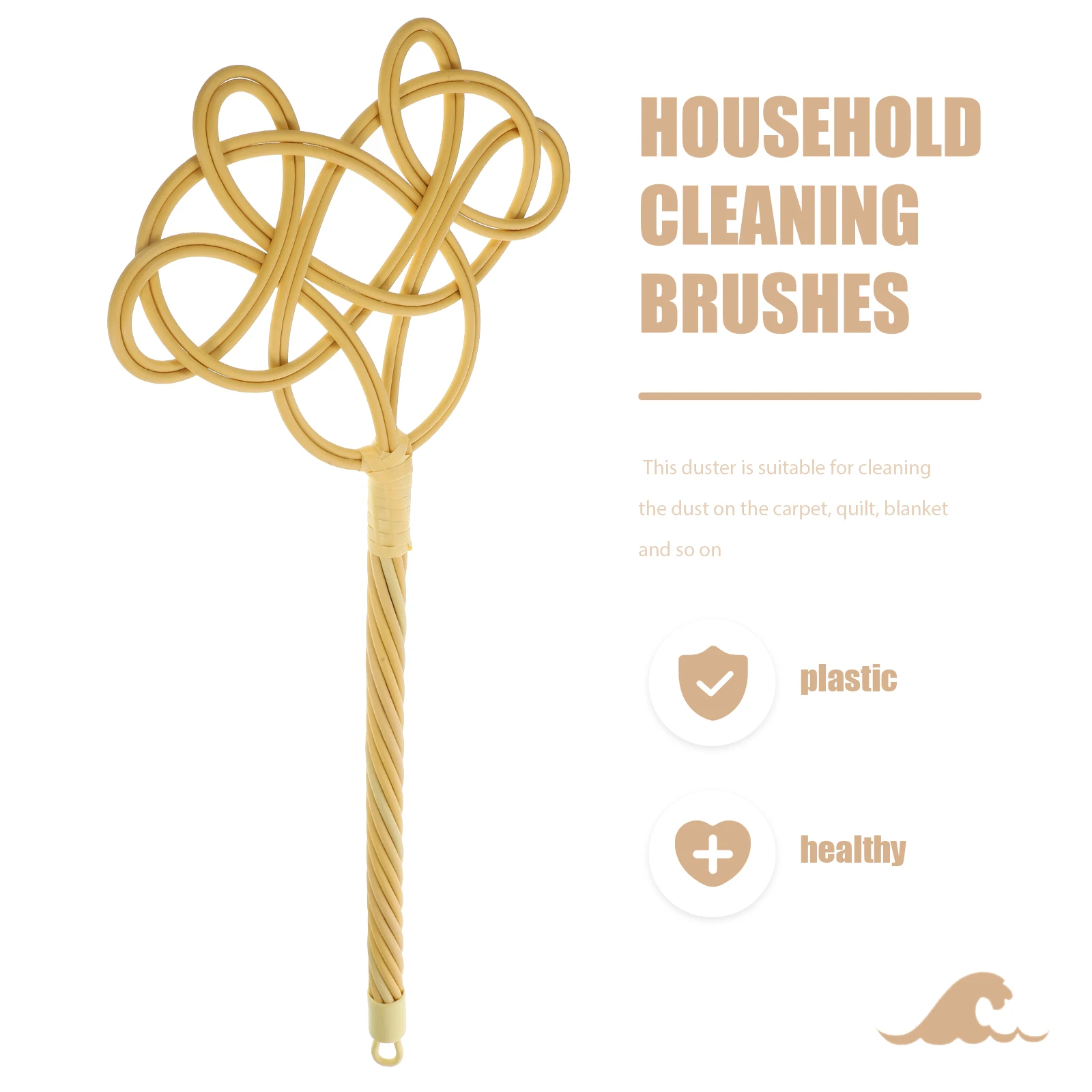 

ong Handle Rattan Quilt Beater Pp Material Carpet Beater Quilt Tool Dust Cleaner Household Dust Beater Dusters Home for Bedroom