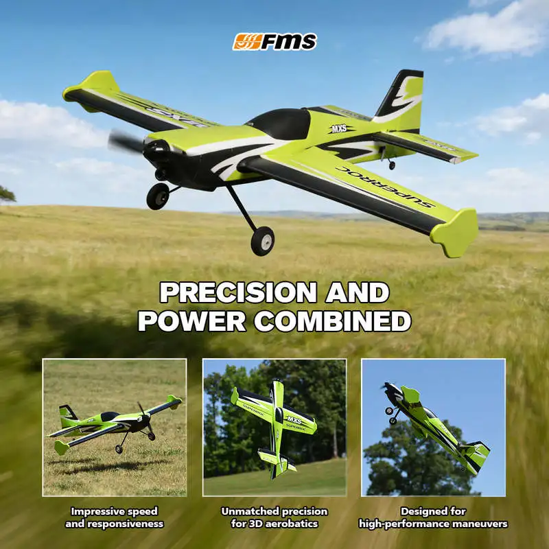 FMS Aircraft Model 1100mm Mxs V2 Upgraded Version Of Stunt 3d Sports Machine Electric Remote Control Aircraft Model Fixed Wing