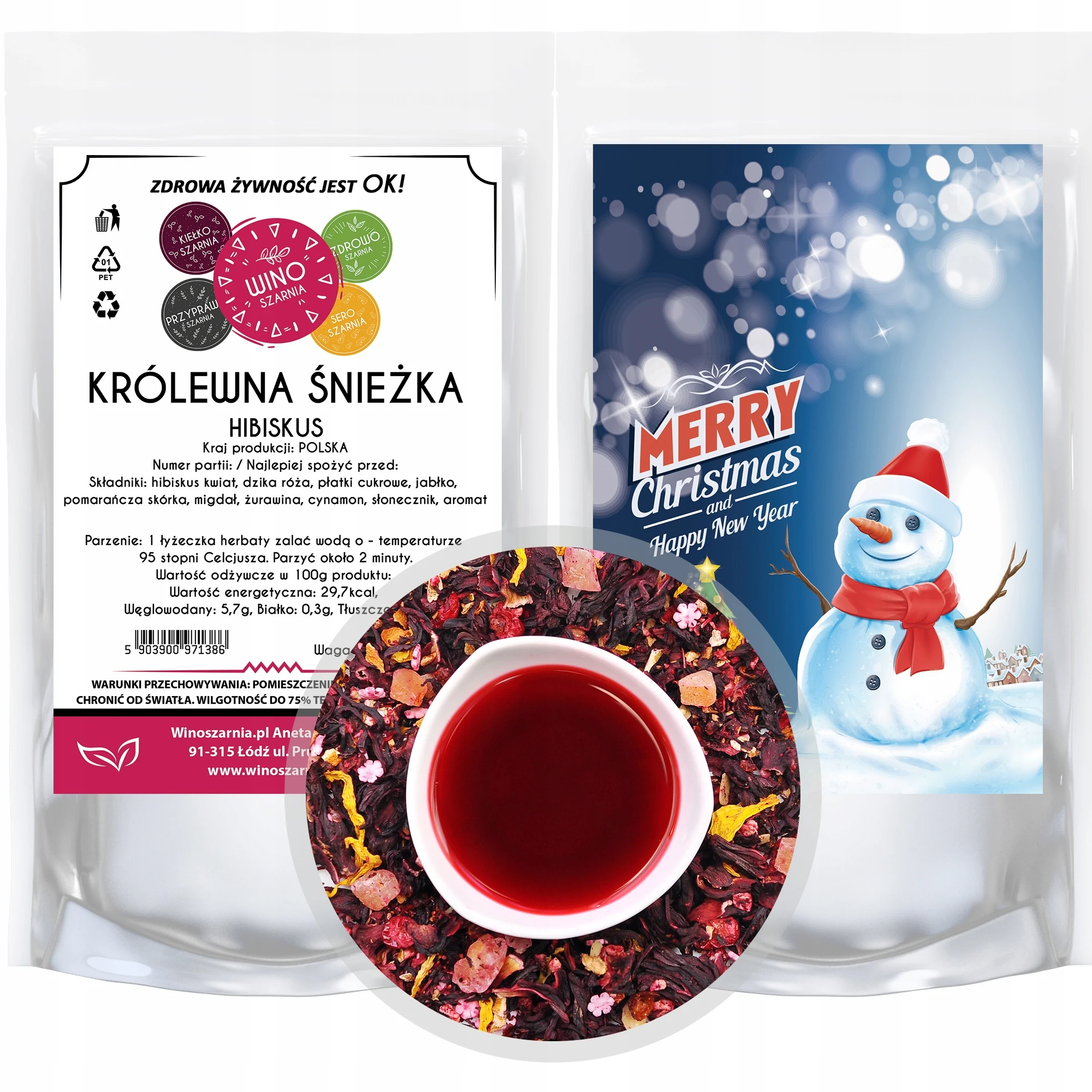 Afbeelding 6: Kersttheeservies 2 cadeau-doos van 100 g