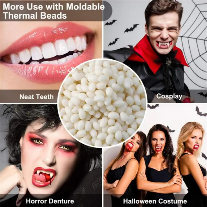 DIY Teeth Filler Teeth Granules Denture Filler For Halloween Horror Party Makeup Temporary Denture Teeth Whitening Gel