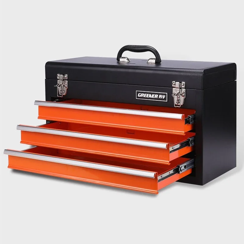 Electrician Tool Storage Boxes Portable Multifunctional Suitcase Steel Screwdriver Wrench Hardware Repair Tools Organizer Boxes