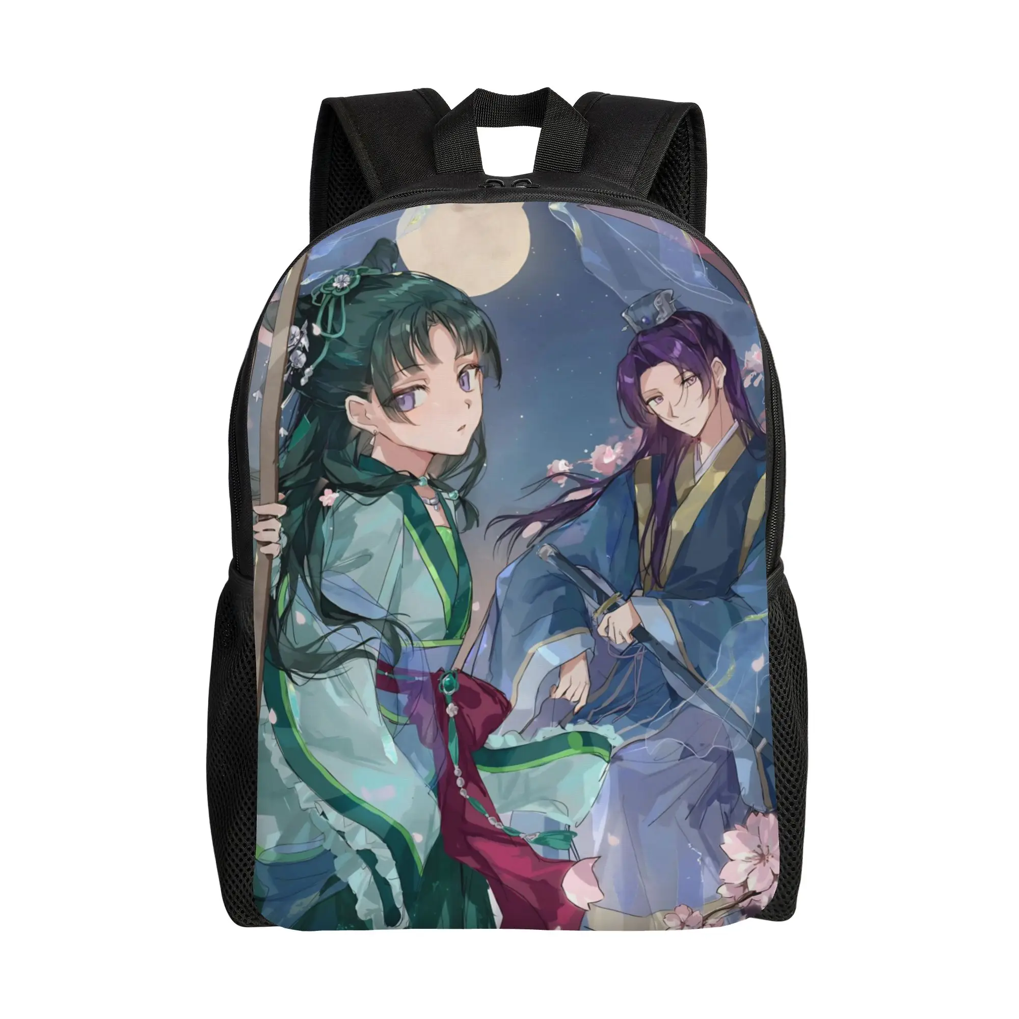 Mochila de Anime Maomao Jinshi, Mochila de Viaje para Estudiantes, Mochila de Senderismo, Diarios de una Boticaria, Bolsa de Hombro para Computadora Portátil, Regalo