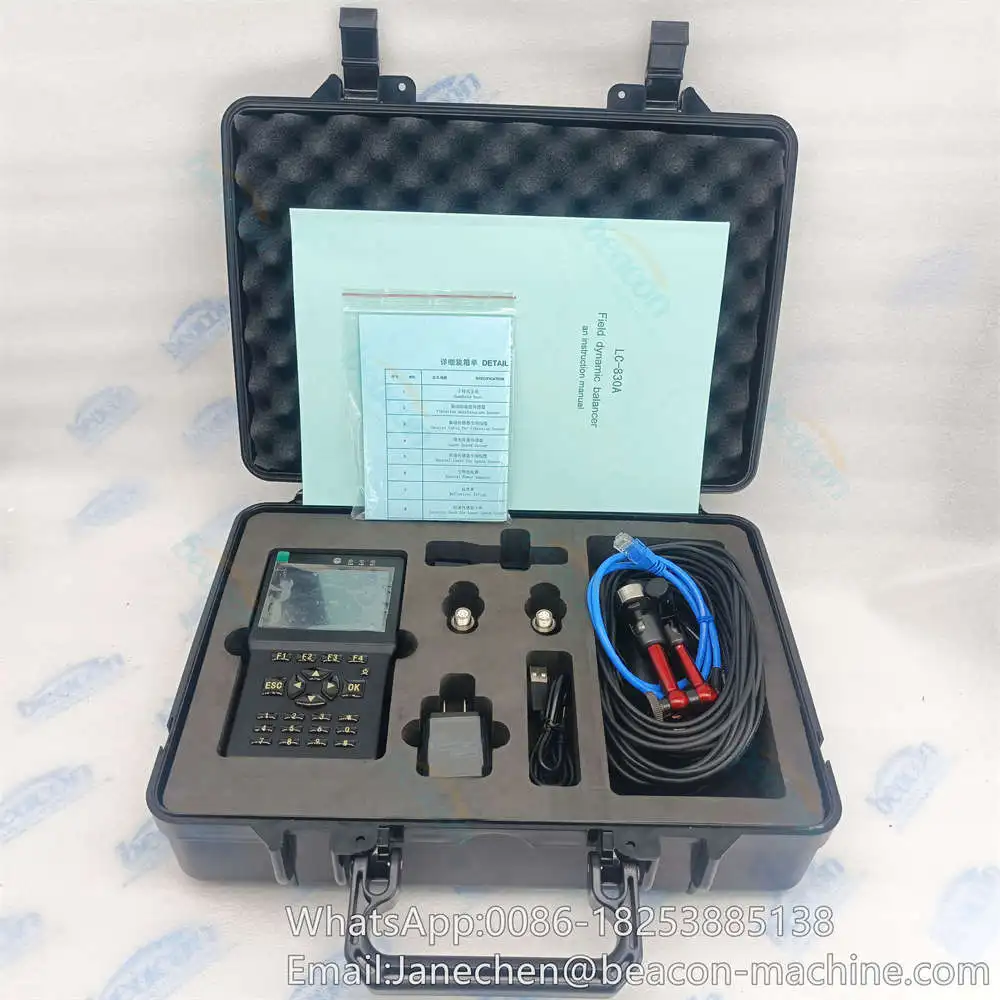 BC830A High Precision Field Dynamic Balance Tester Vibration Analyzer LC830