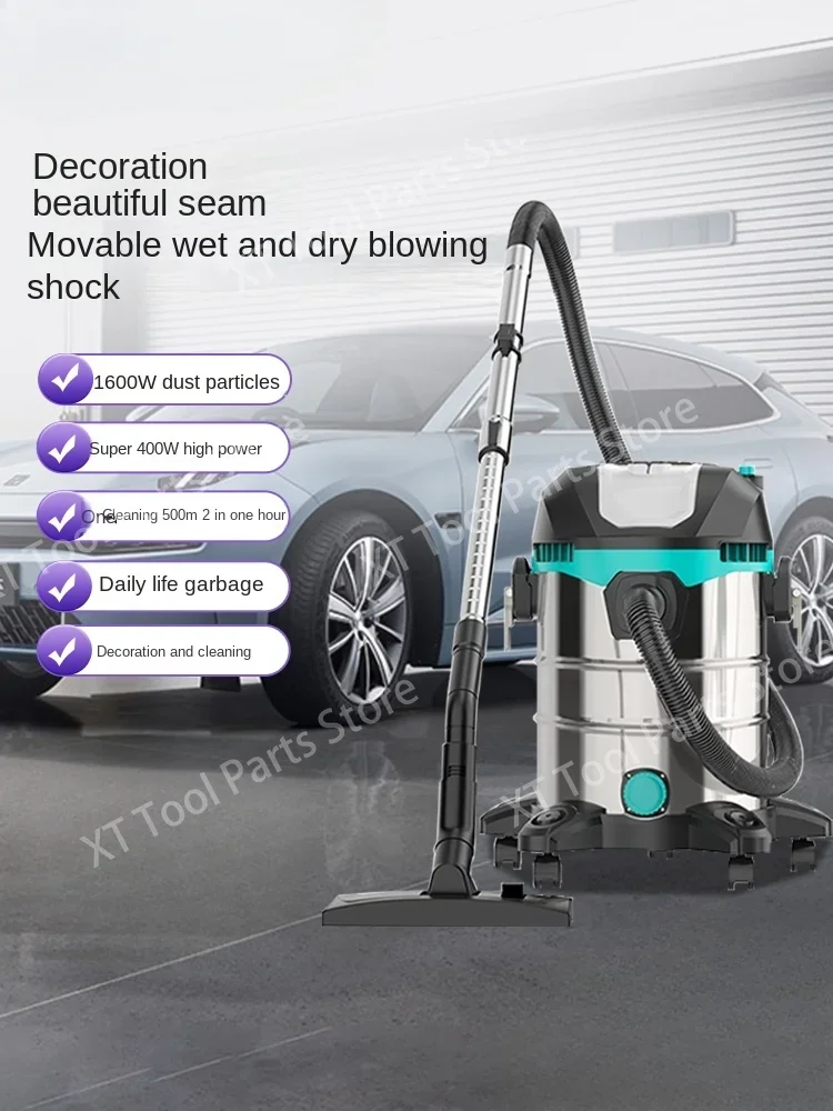 Auberdas Vacuum Cleaner Household Large Suction Handheld Powerful High Power Car Wash Seam Commercial Industrial Vacuum Cleaner