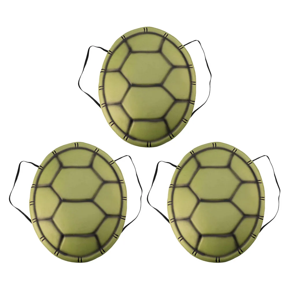

3pcs Halloween Cosplay Costumes Turtle Shell Props Performance Costumes (Assorted Color)