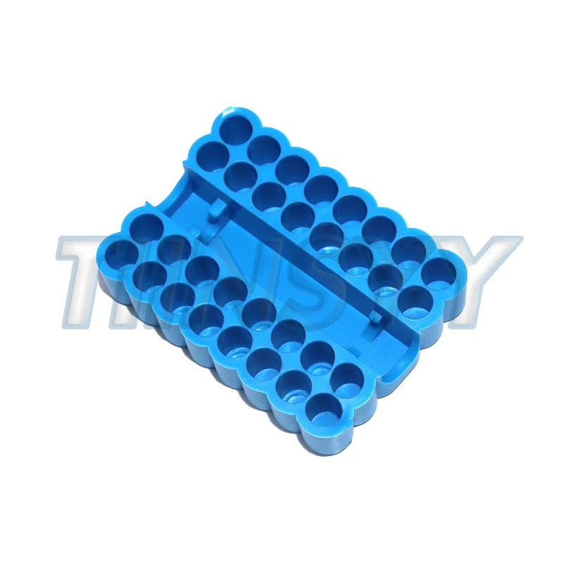 2pcs Bit Holder 32 Holes Bit Hex Shank Organiser Screwdriver Bit Holder Drill For Storage For 6.35MM Shank Storage Box