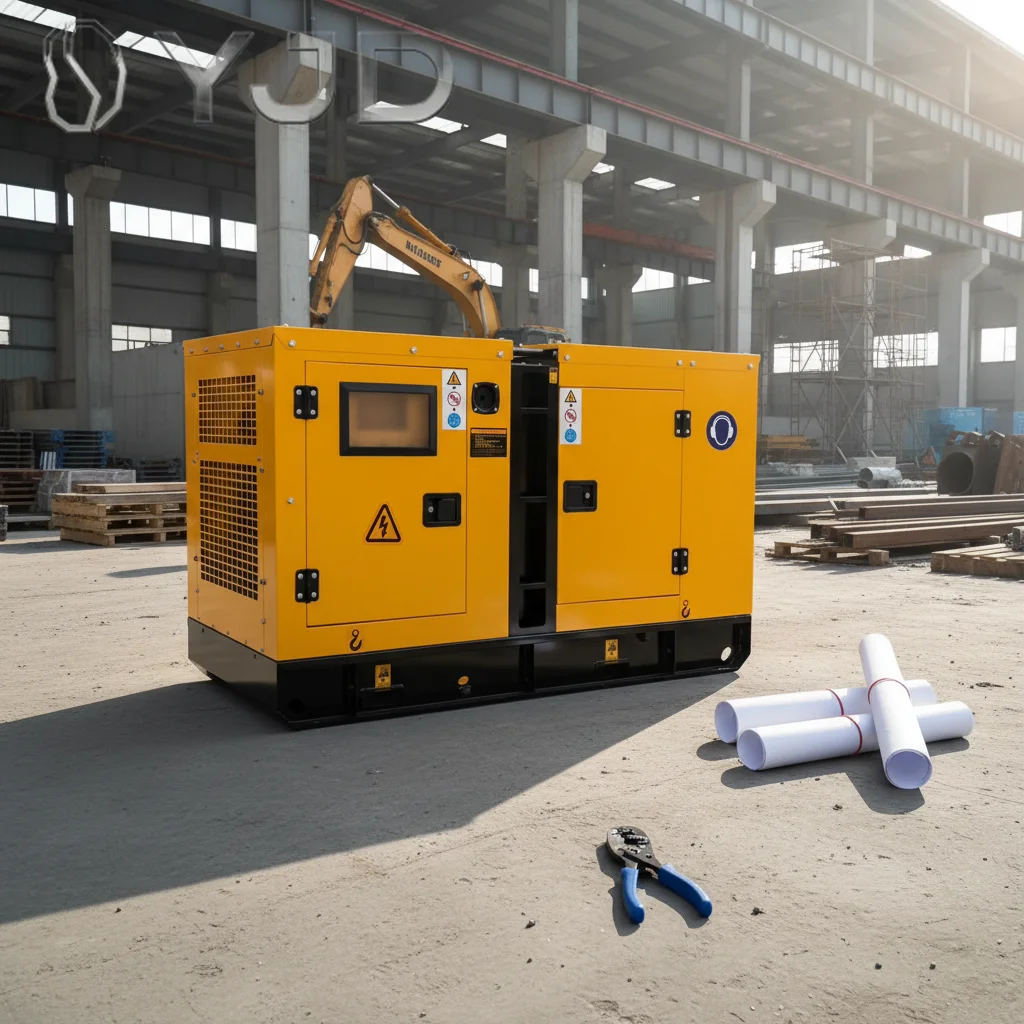500KVA Low Noise Generating Set 50HZ 60HZ Available with Synchro Panel for Mining