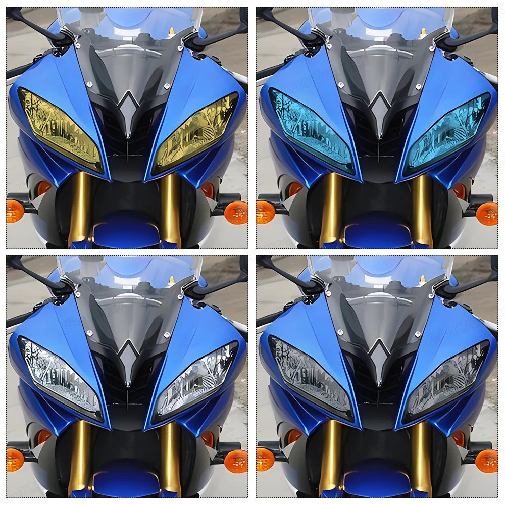 Anti-Scratch Protection Headlight Film Head Lamp Guard Decor Tint Film Sticker Fit for YAMAHA YZF-R6 YZF R6 2006-2016