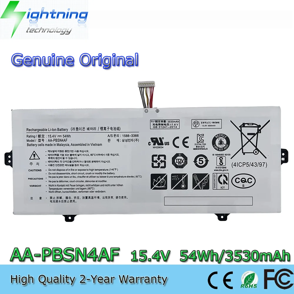 AA-PBSN4AF Genuine Battery for Samsung NP930SBE NT930SBE NP730QCJ NP730QCJ-K01US