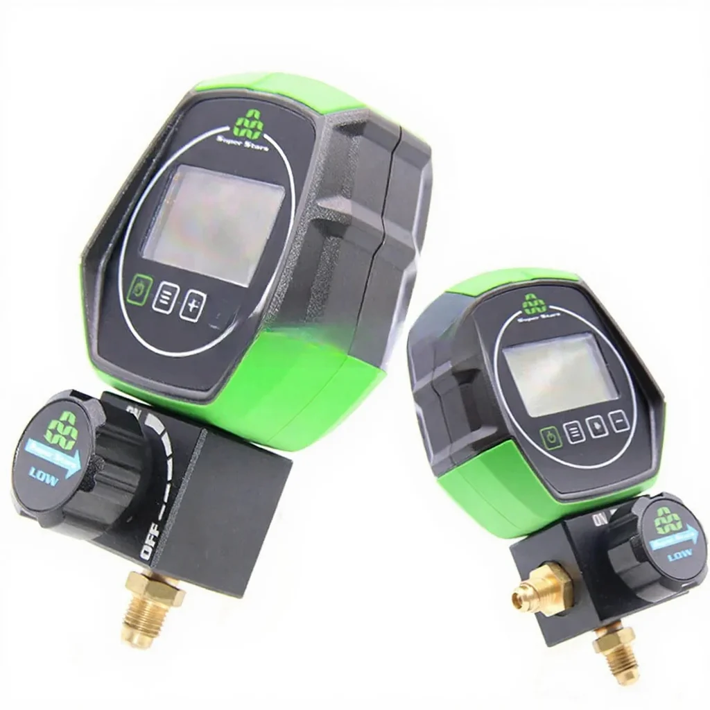 

Электронный манометр для измерения давления хладагента в системах кондиционирования воздуха R12 R22 R134a R404a 410a, инструмент для заправки фреоном ST-B168D