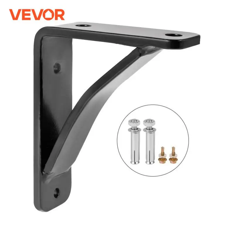 VEVOR 2 Pack  Heavy Duty Shelf Brackets Floating Shelf Bracket 4x5x1.5