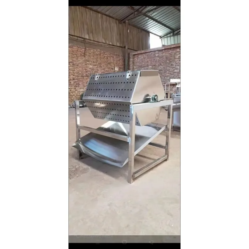 حار بيع جودة عالية السعر المنخفض مصغرة جميع الفولاذ المقاوم للصدأ مسلوق السمان شل كسارة، رخيصة / كسارة قذيفة السمان