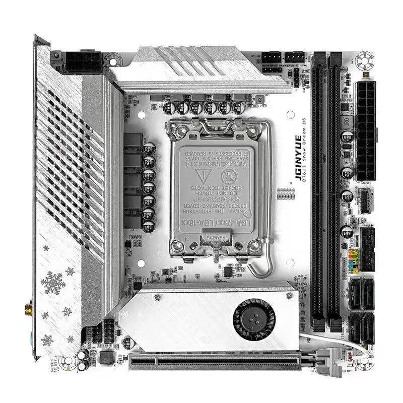 JGINYUE B760I Snow Dream WiFi6 Mini-ITX motherboard LGA1700 DDR4