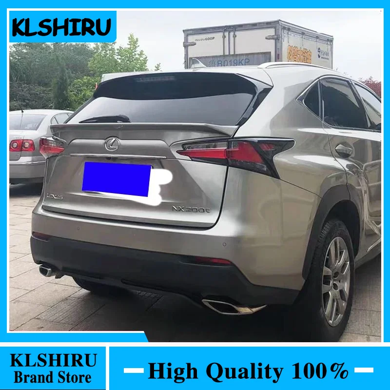 FOR Accessories Spoiler Lexus NX Series NX200/200t NX300/300h Rear Window Spoiler ABS Material Car Trunk Wing 2014 2015 2016 17