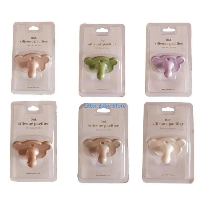 N80C Соска из натурального каучука Coorful Соска из натурального каучука для новорожденных с большими отверстиями для воздуха