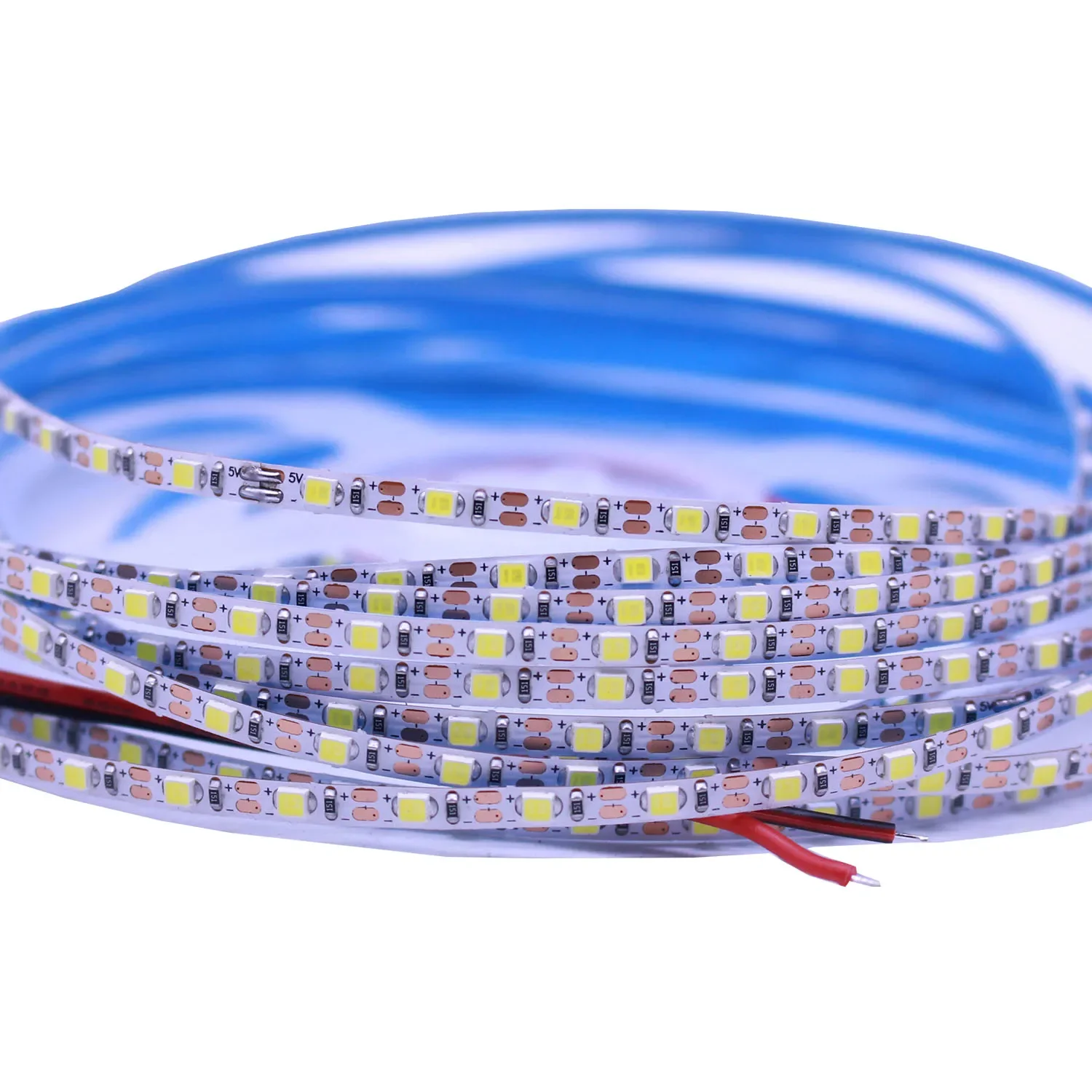 3mm 2025 168 leds/m wąska szerokość taśmy LED 5m DC12V sznur oświetleniowy elastyczny taśma LED podświetlacz