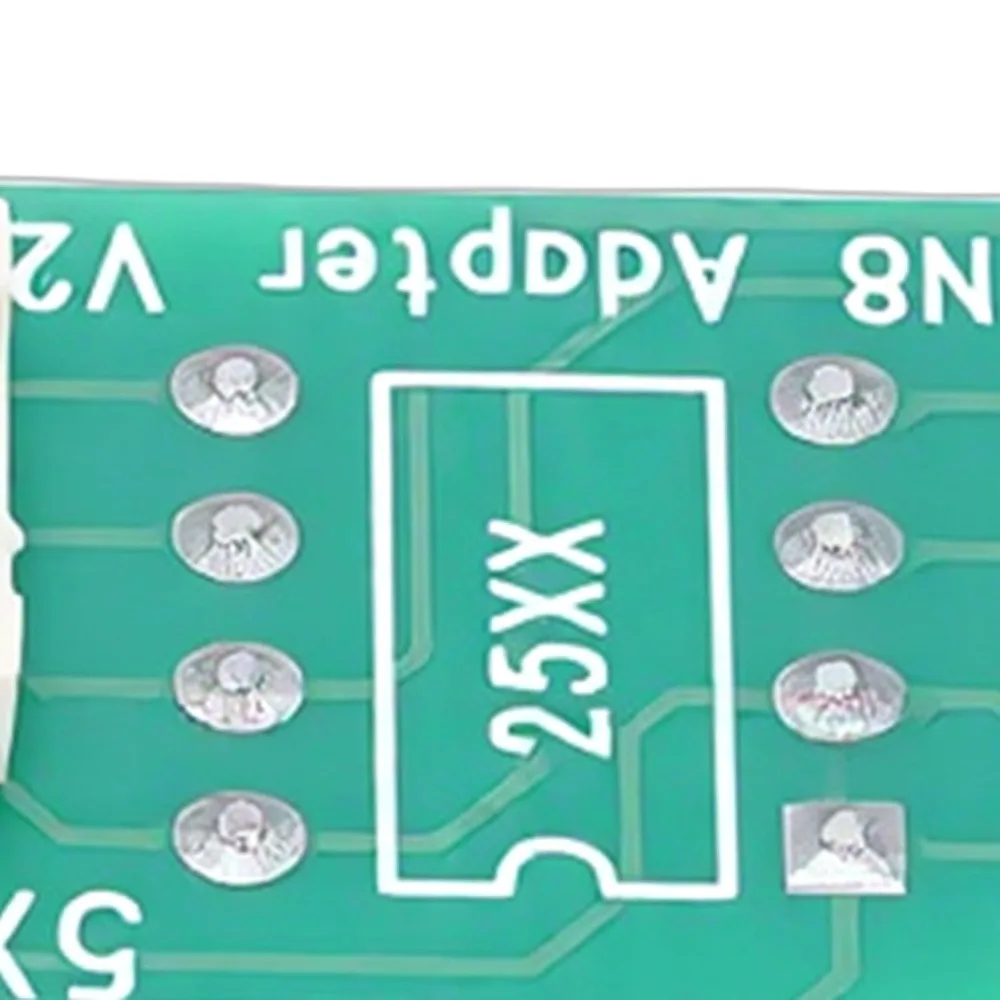 PCB Socket Adapter QFN8 WSON8 DFN8 to DIP8 1.42×0.59in Universal Socket Adapter Two in One Socket Adapter Adapter Burner