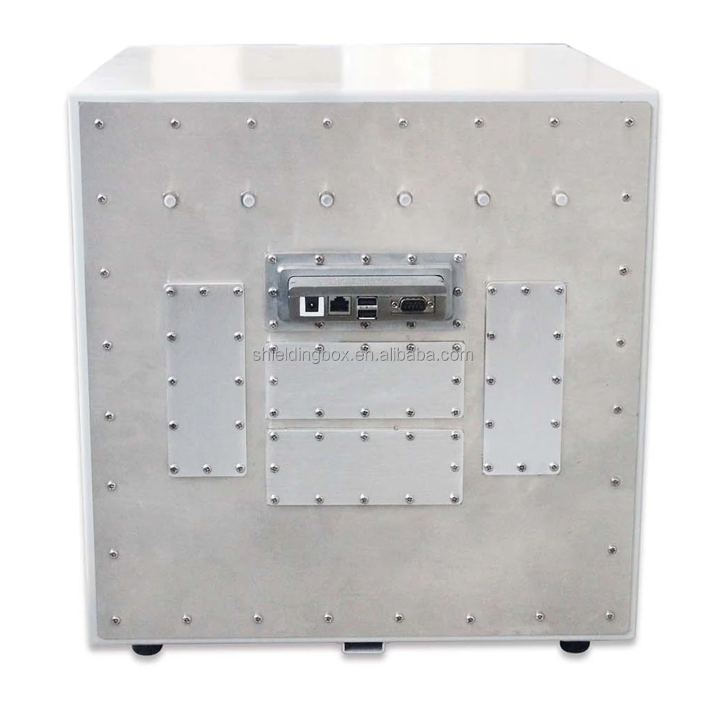 Scatola di schermatura RF manuale da 0,5-8 ghz Emi Wifi 5g Gsm 6G Bluetooth per test di telefoni cellulari Scatola di protezione RF