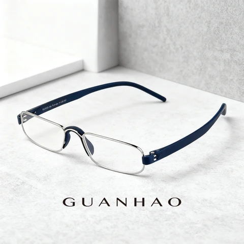 Очки для чтения Guanhao TR746  ультралегкие прозрачные — фото модели