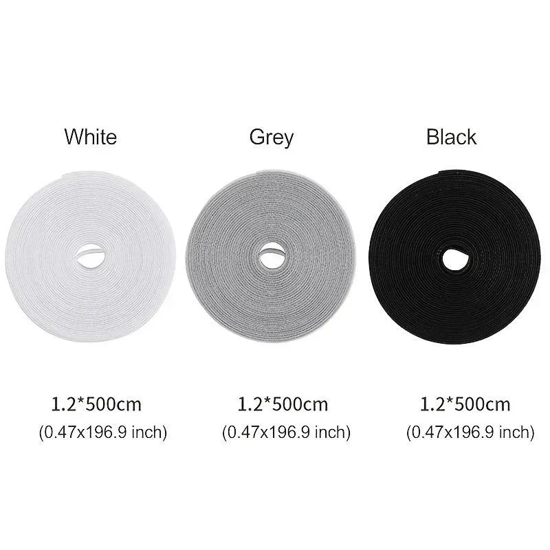 5 メートルケーブル注文再利用可能なケーブルオーガナイザーデスクワイヤーワインダーケーブルタイオーガナイザーデータライン保護ストレージガジェット