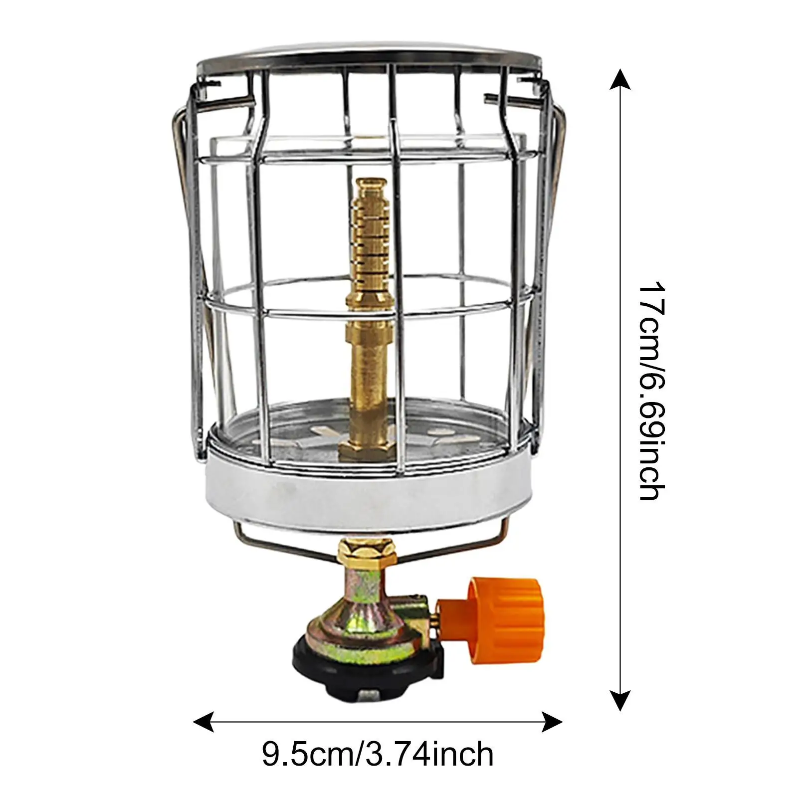 Vintage Style Outdoor Lantern Portable Gas Torch Light for Camping Fishing Backpacking Equipment