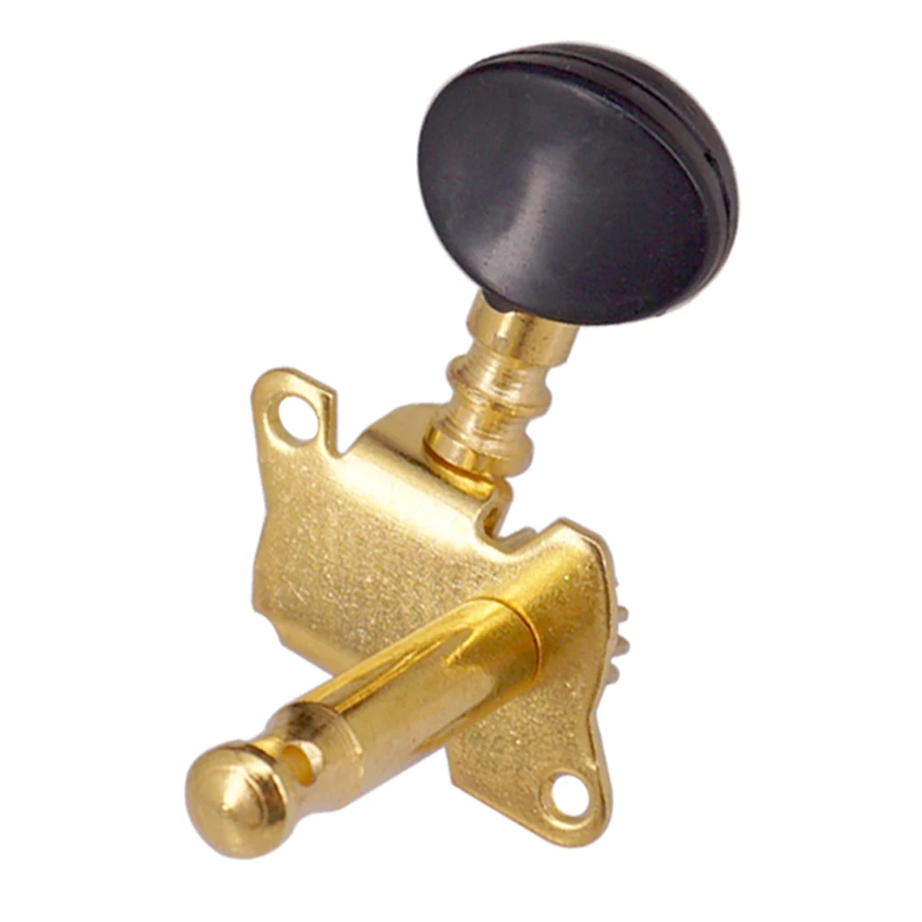 

Oval Button Tuning Peg Zinc Alloy 3R3L Tuners Guitar Parts Standard Size for Acoustic Folk Instrument Replacement