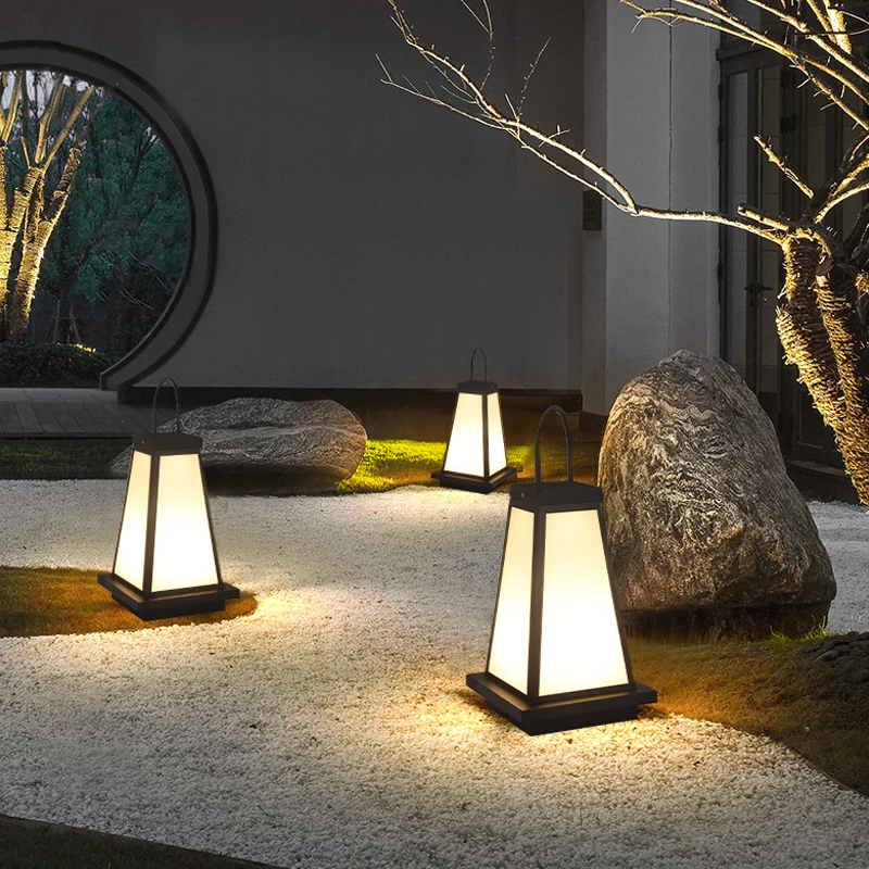 Imagem -03 - Outdoor Impermeável Japonês Floor Light Paisagem Luz Courtyard Villa Garden Yard Balcony Chinese Landscape Light