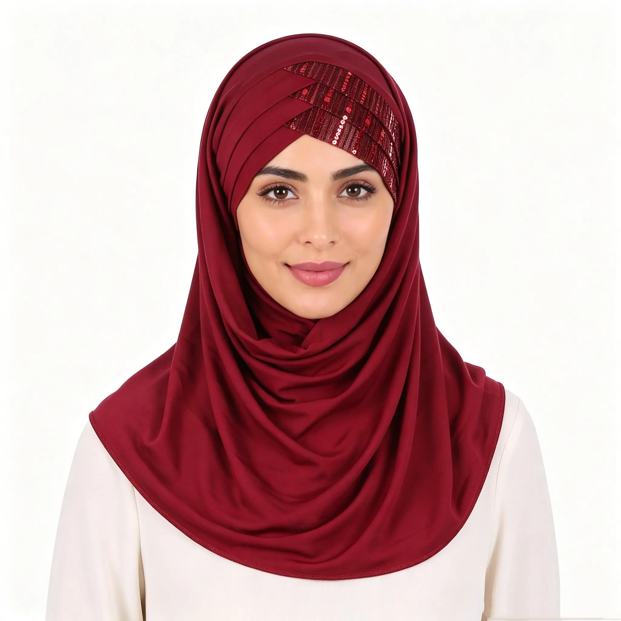 Muslim Fashion Ladies Hijabs Shawls And Wraps for Women Headscarf Femme Musulman Hijab Ready to Wear Turban Islamic Headwear 3